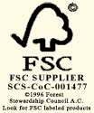 FSC SUPPLIER SW-COC-988 ©1996 Forest Stewardship Council A.C. Look for FSC labeled products